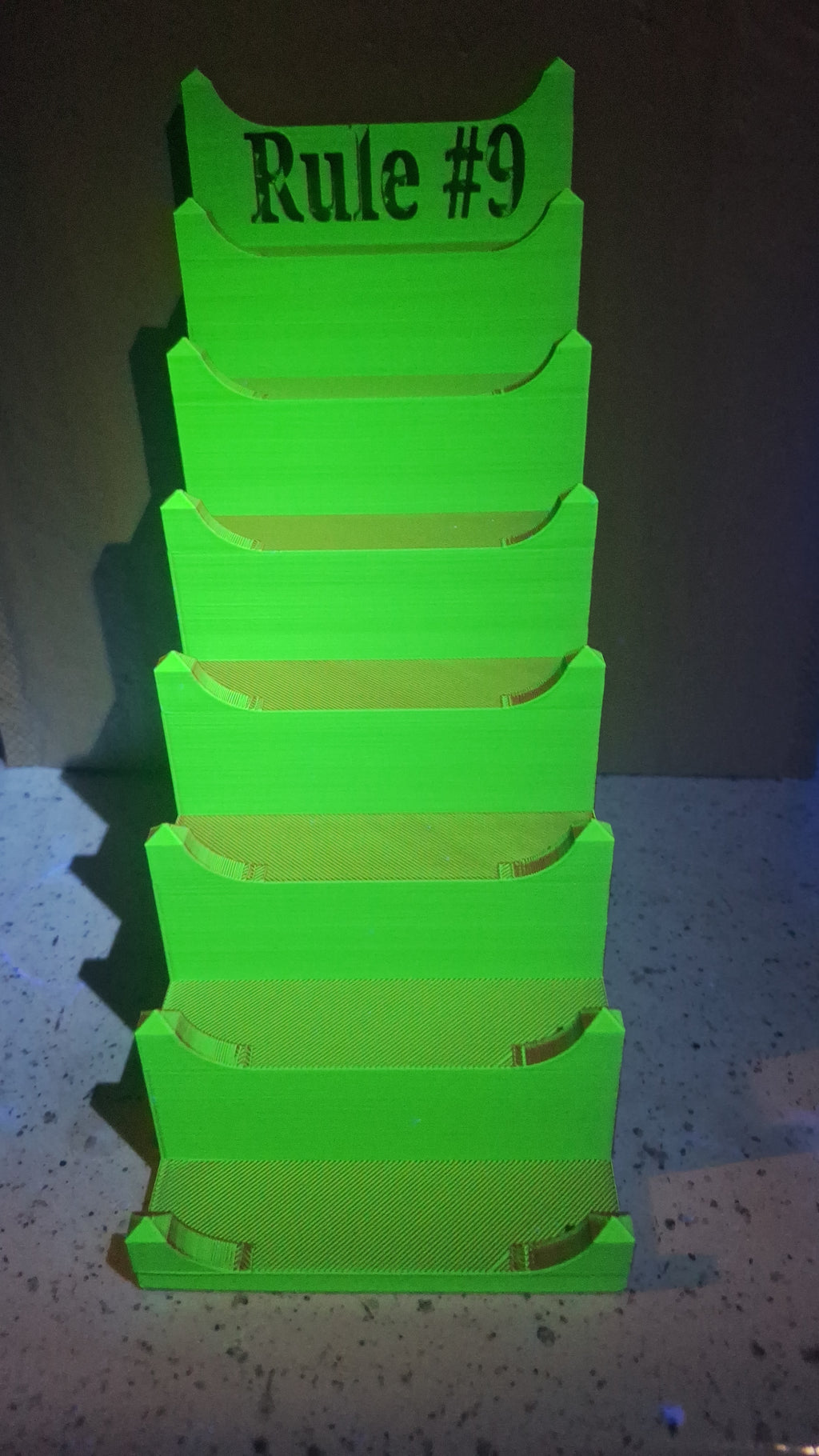 3D Printed Rule #9 Knife Display Stands