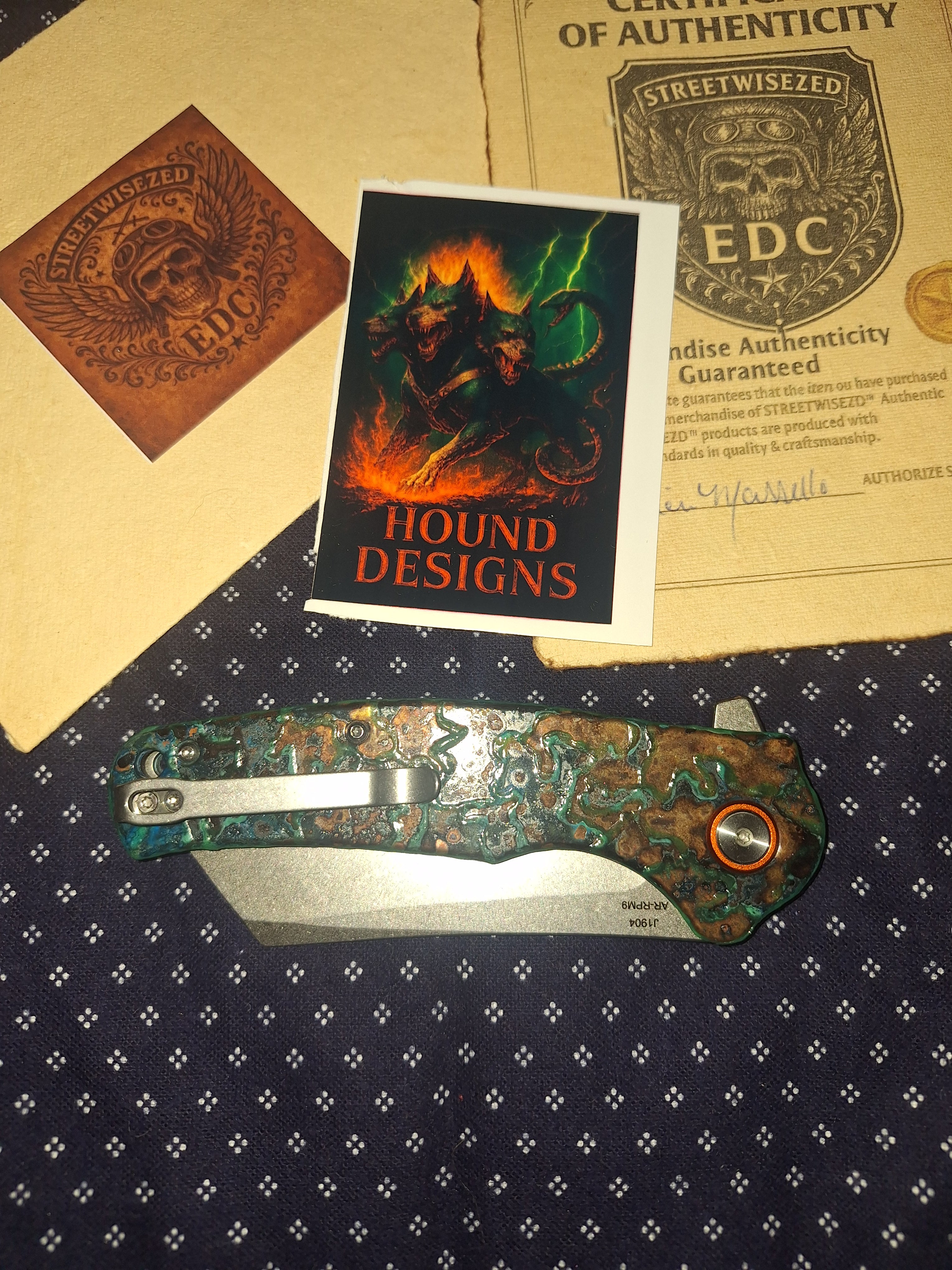 StreetwiseZed x Hound Designs Custom Atomic Glow Shipwreck CJRB Crag #3