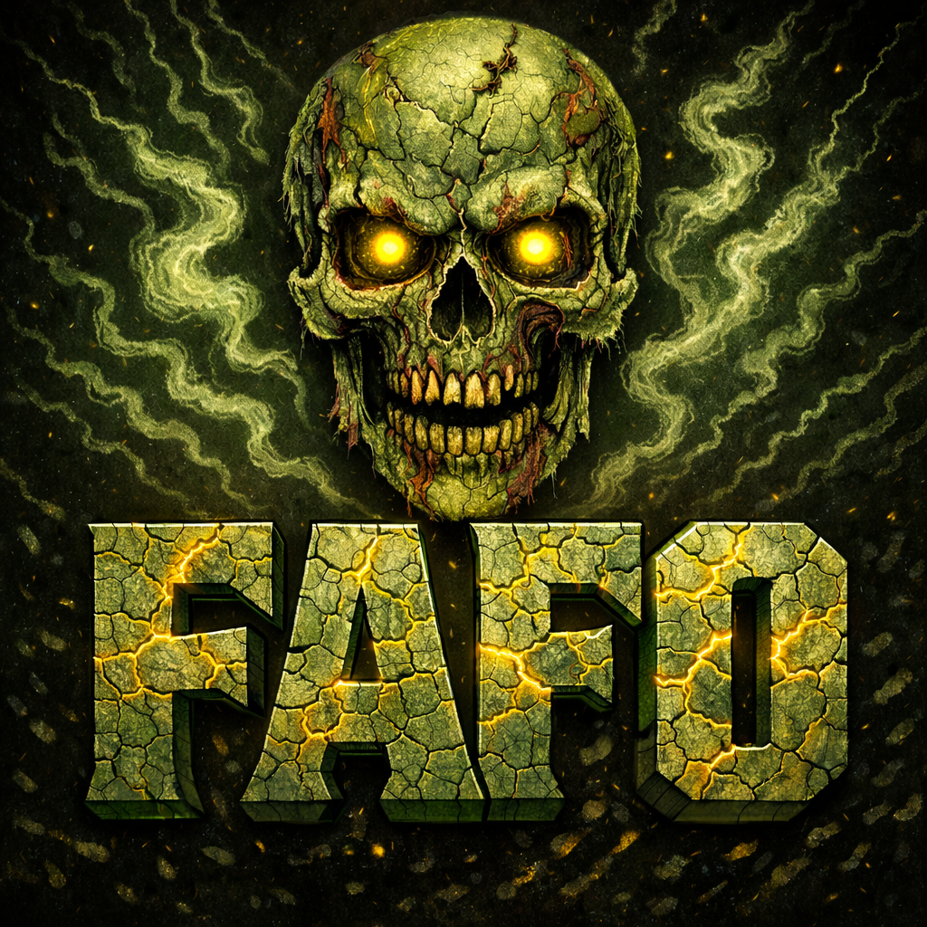 StreetwiseZed × Hound Designs 11" x 11" EDC Hank — “FAFO Edition” (Website Exclusive Coming Soon!!)