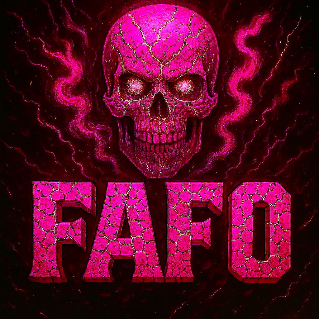 StreetwiseZed × Hound Designs 11" x 11" EDC Hank — “FAFO Edition” (Website Exclusive Coming Soon!!)