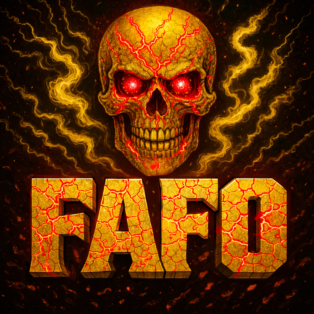 StreetwiseZed × Hound Designs 11" x 11" EDC Hank — “FAFO Edition” (Website Exclusive Coming Soon!!)