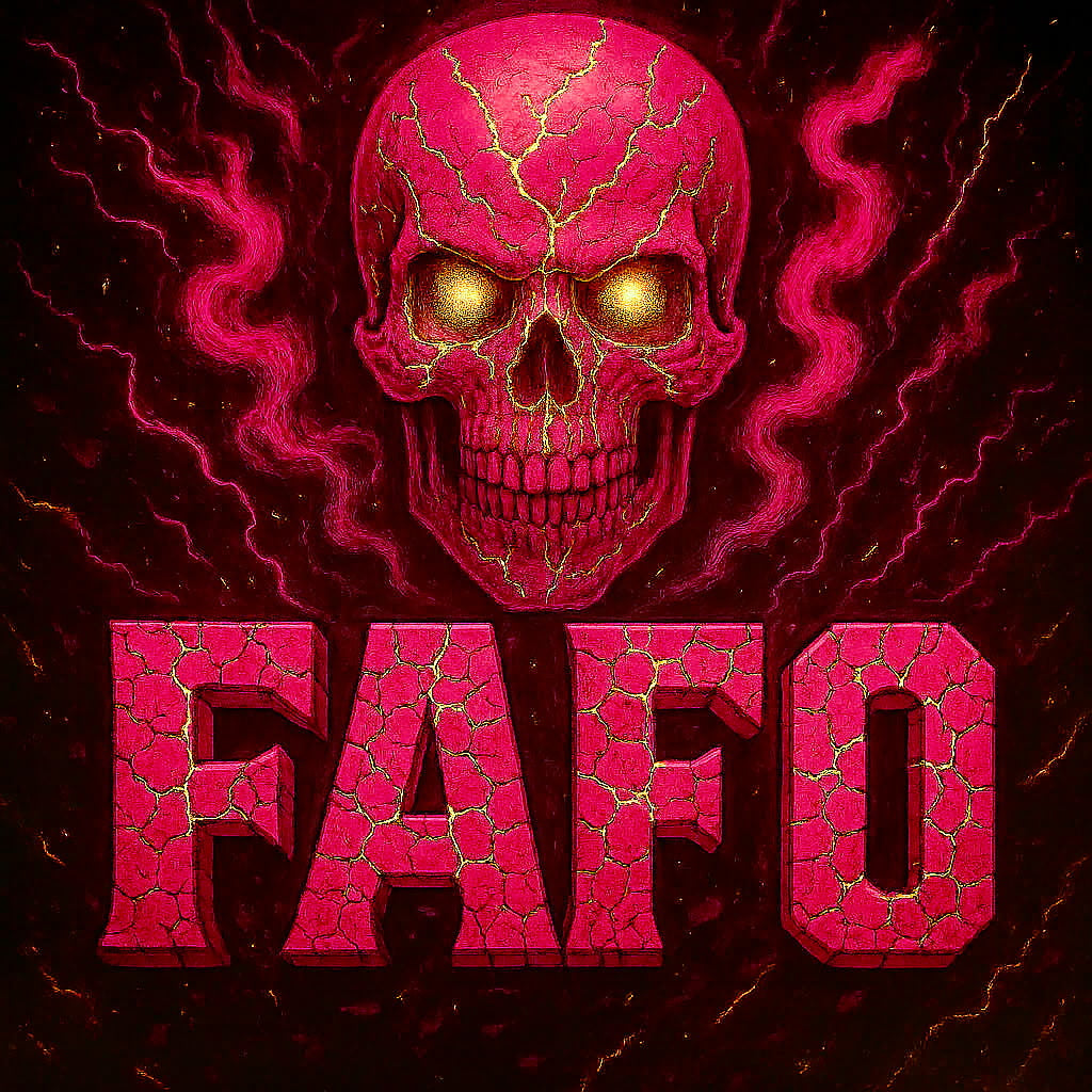 StreetwiseZed × Hound Designs 11" x 11" EDC Hank — “FAFO Edition” (Website Exclusive Coming Soon!!)