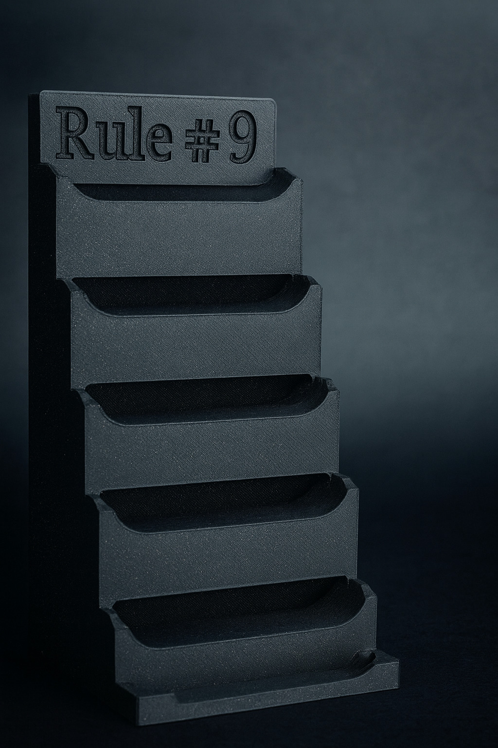 3D Printed Rule #9 Knife Display Stands