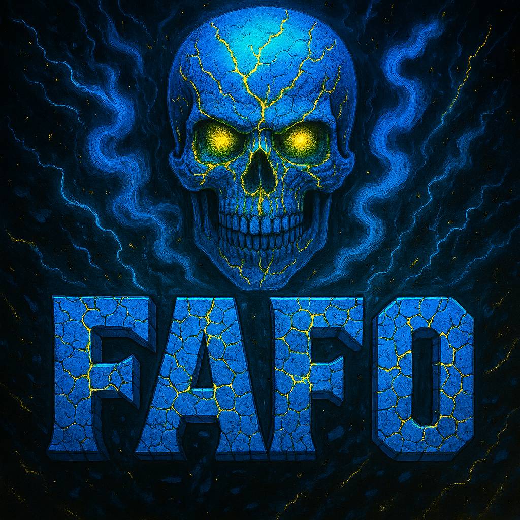 StreetwiseZed × Hound Designs 11" x 11" EDC Hank — “FAFO Edition” (Website Exclusive Coming Soon!!)