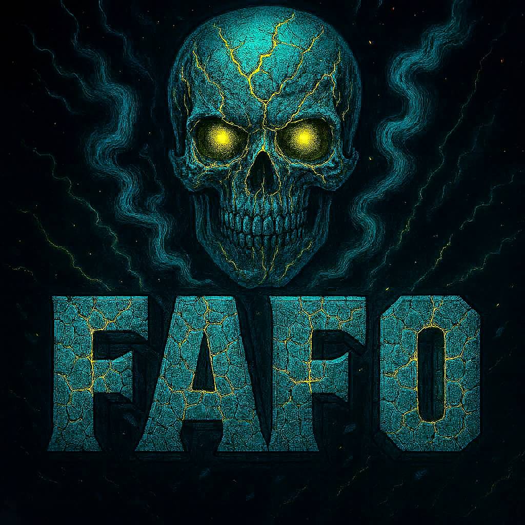 StreetwiseZed × Hound Designs 11" x 11" EDC Hank — “FAFO Edition” (Website Exclusive Coming Soon!!)