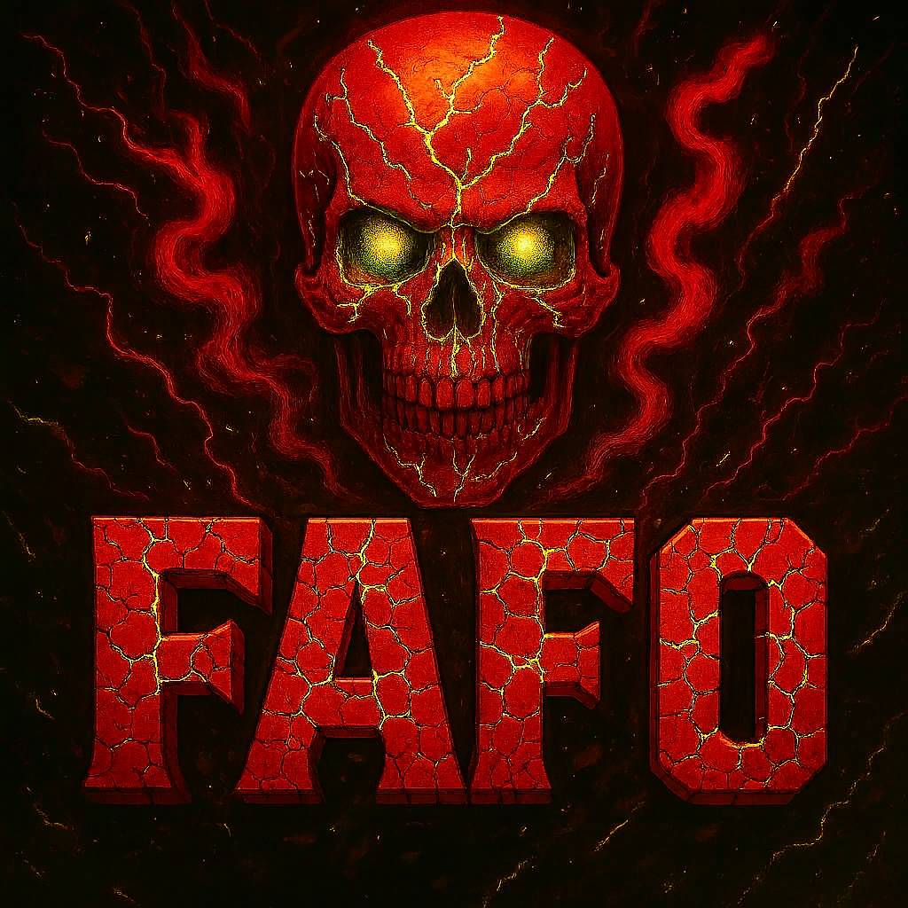 StreetwiseZed × Hound Designs 11" x 11" EDC Hank — “FAFO Edition” (Website Exclusive Coming Soon!!)