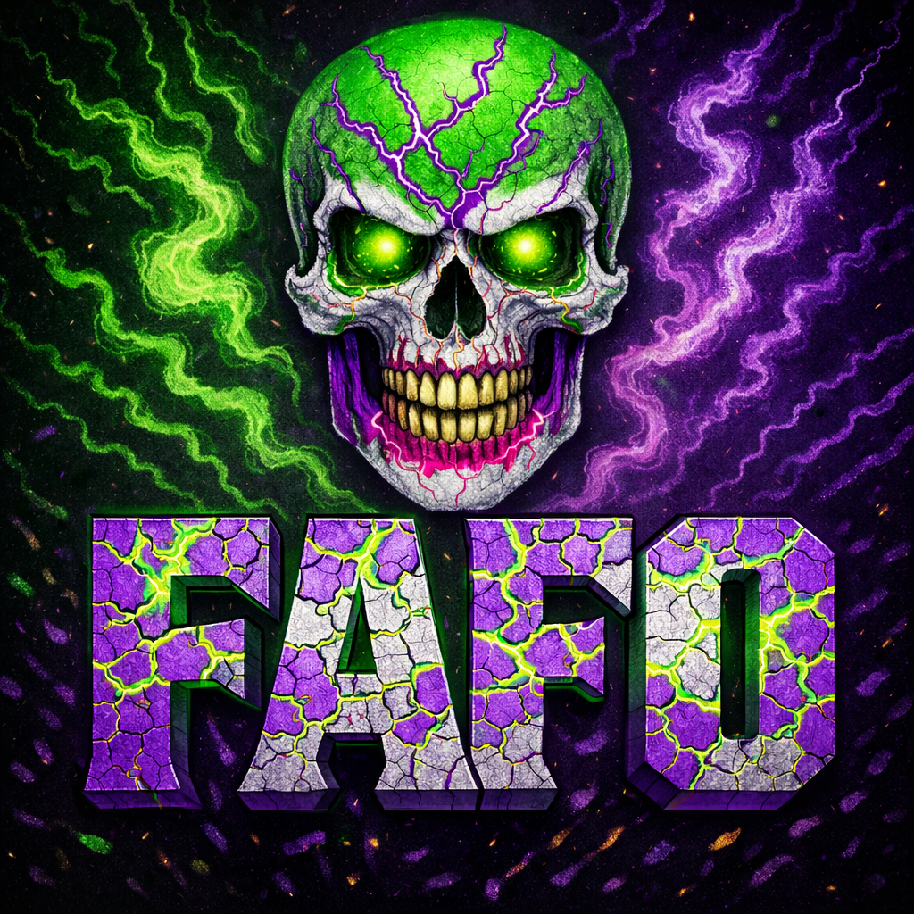 StreetwiseZed × Hound Designs 11" x 11" EDC Hank — “FAFO Edition” (Website Exclusive Coming Soon!!)