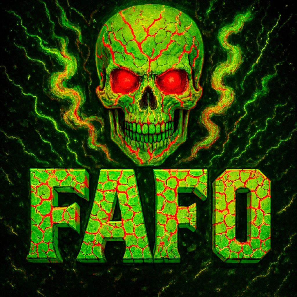 StreetwiseZed × Hound Designs 11" x 11" EDC Hank — “FAFO Edition” (Website Exclusive Coming Soon!!)