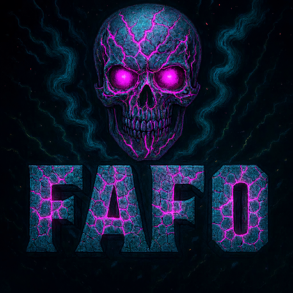 StreetwiseZed × Hound Designs 11" x 11" EDC Hank — “FAFO Edition” (Website Exclusive Coming Soon!!)