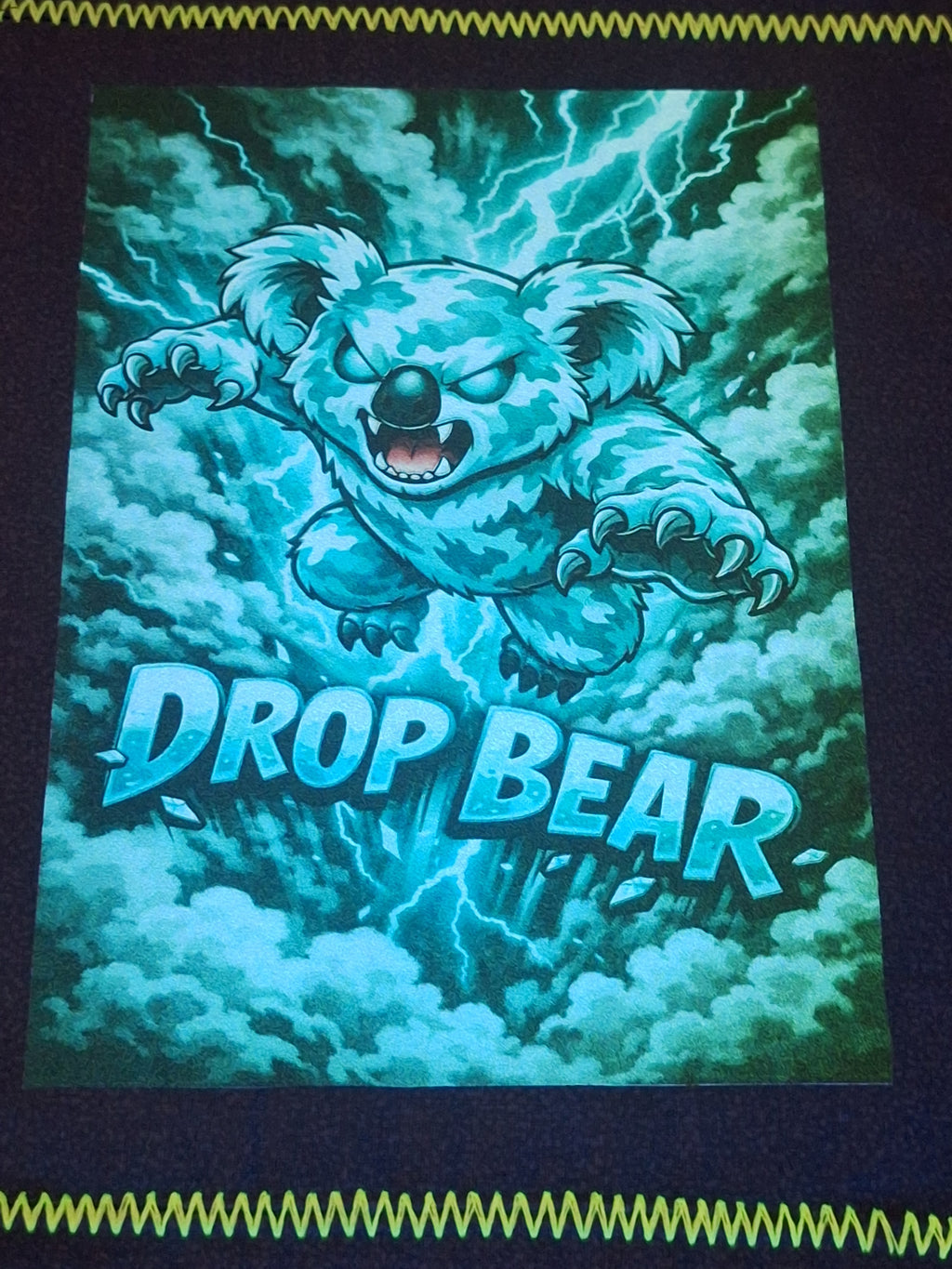 Hound Designs "Rabid Drop Bears" 9" x 9" Glow Hanks! ⚠️ Extremely Limited, only 1 of each design is available ⚠️