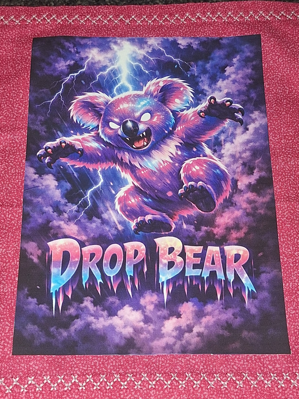 Hound Designs "Rabid Drop Bears" 9" x 9" Glow Hanks! ⚠️ Extremely Limited, only 1 of each design is available ⚠️