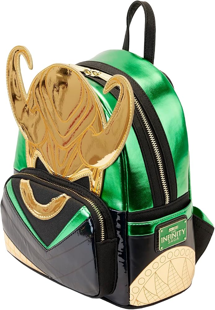 Loungefly Marvel Loki Metallic Mini Backpack