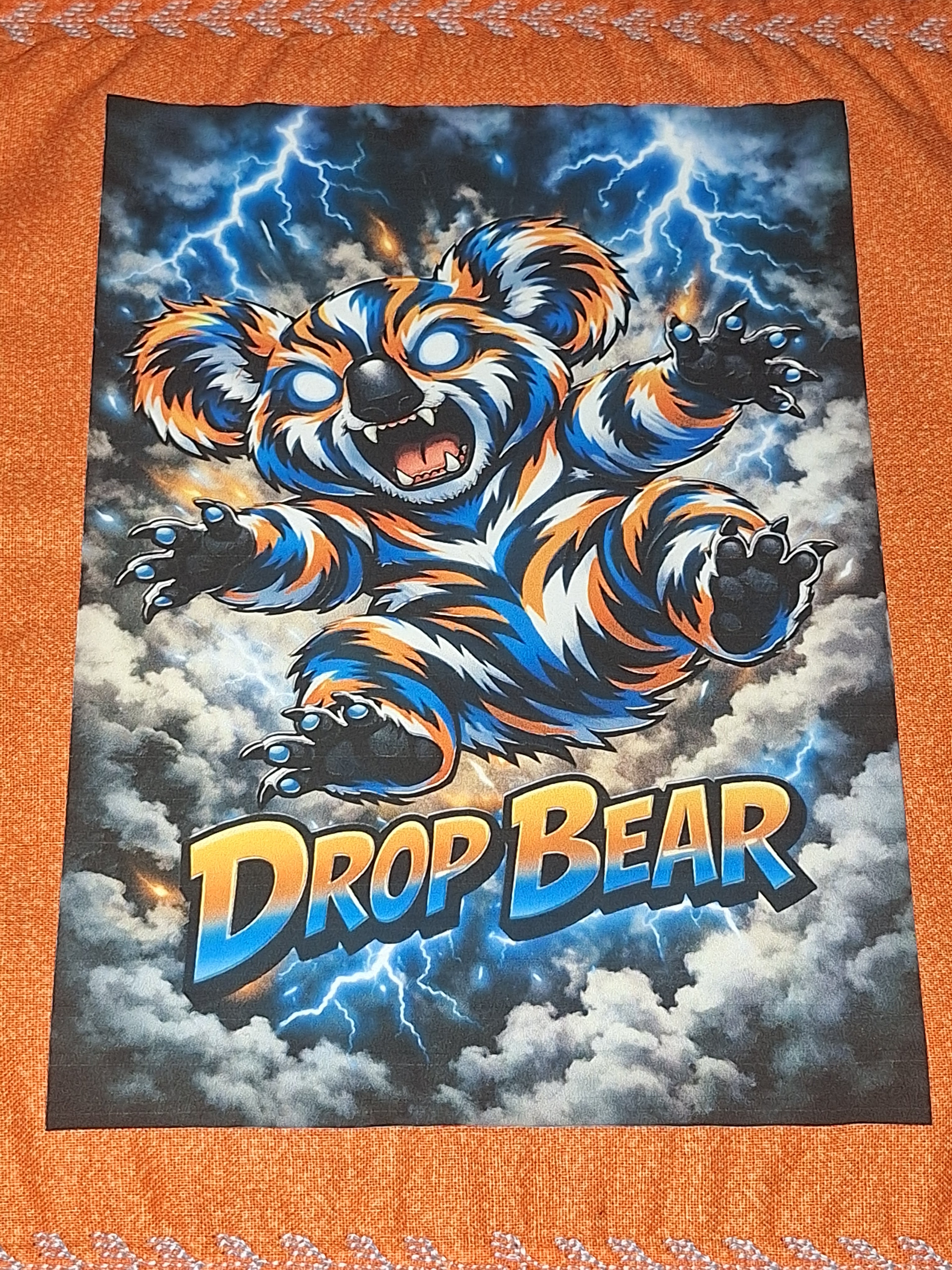 Hound Designs "Rabid Drop Bears" 9" x 9" Glow Hanks! ⚠️ Extremely Limited, only 1 of each design is available ⚠️