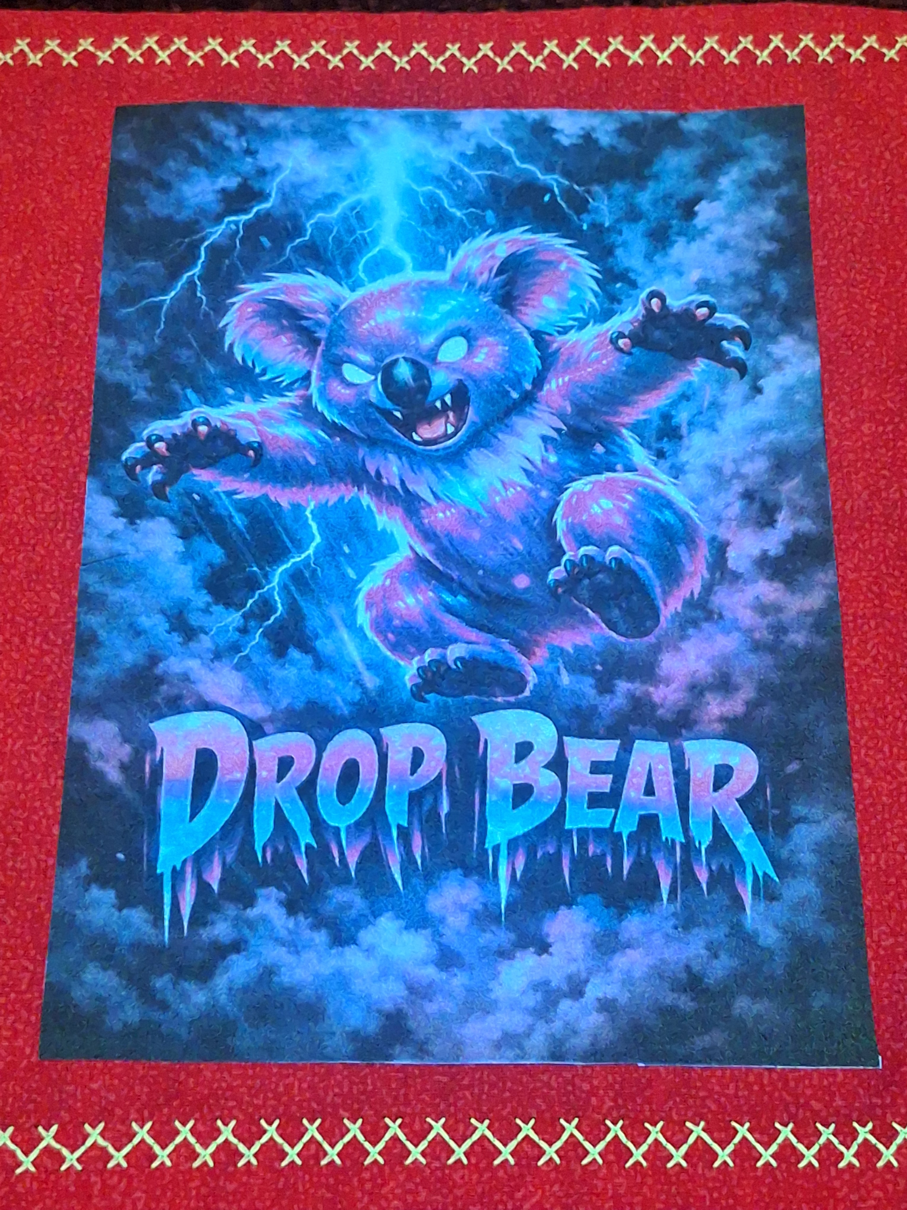 Hound Designs "Rabid Drop Bears" 9" x 9" Glow Hanks! ⚠️ Extremely Limited, only 1 of each design is available ⚠️
