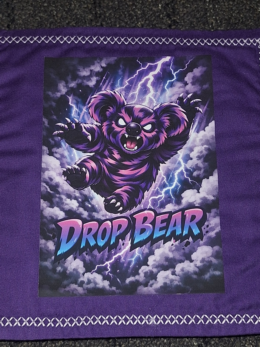 Hound Designs "Rabid Drop Bears" 9" x 9" Glow Hanks! ⚠️ Extremely Limited, only 1 of each design is available ⚠️