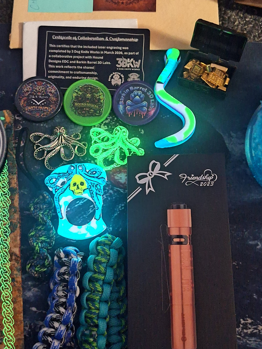 *Special* North Mountain Blade- First Production Run Atomic Glow Shipwreck Collectors box!