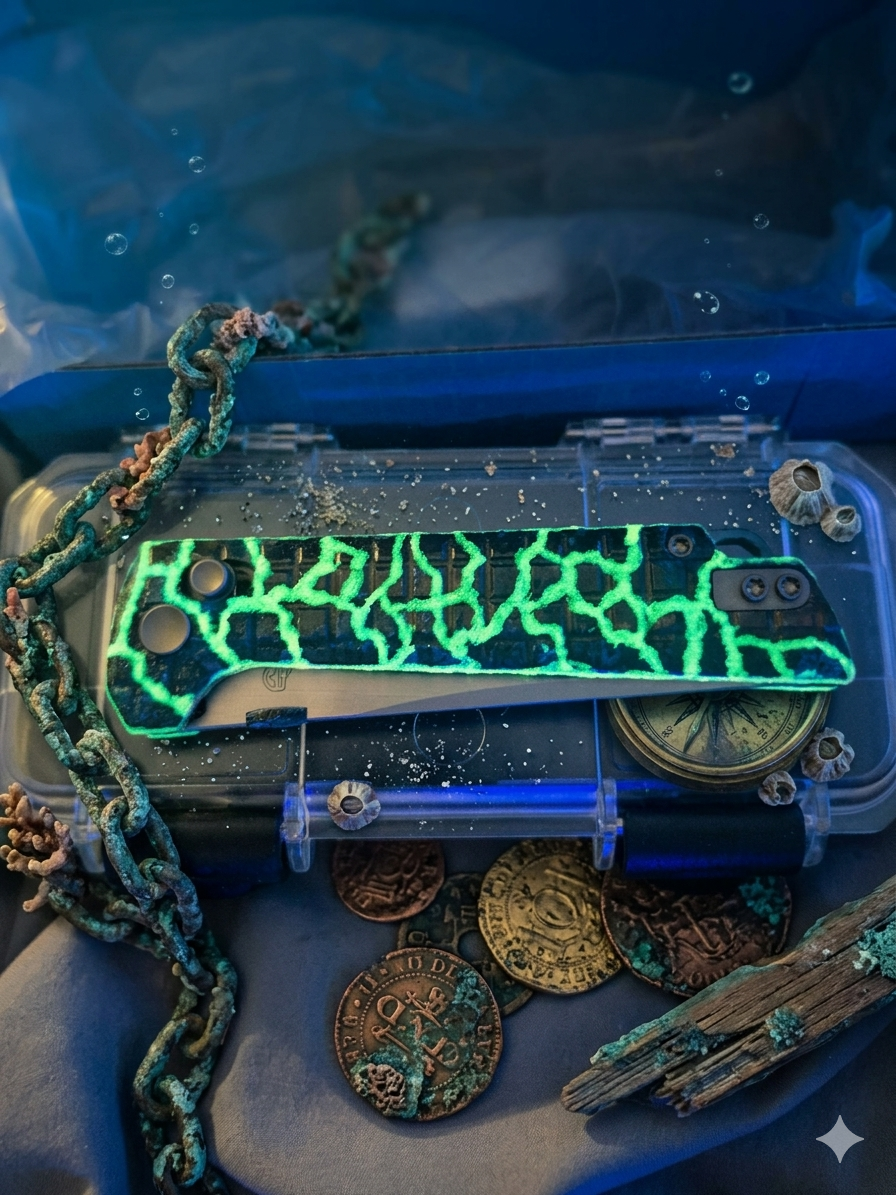 North Mountain Blade Chop Cross Bar First Production Run #36/100 – Hound Designs "Atomic Shipwreck" Edition ☢️