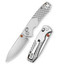 Dragonfly-O Axis Lock EDC Folding Pocket Knife, 2.99'' M390 Steel Blade, Titanium Handle