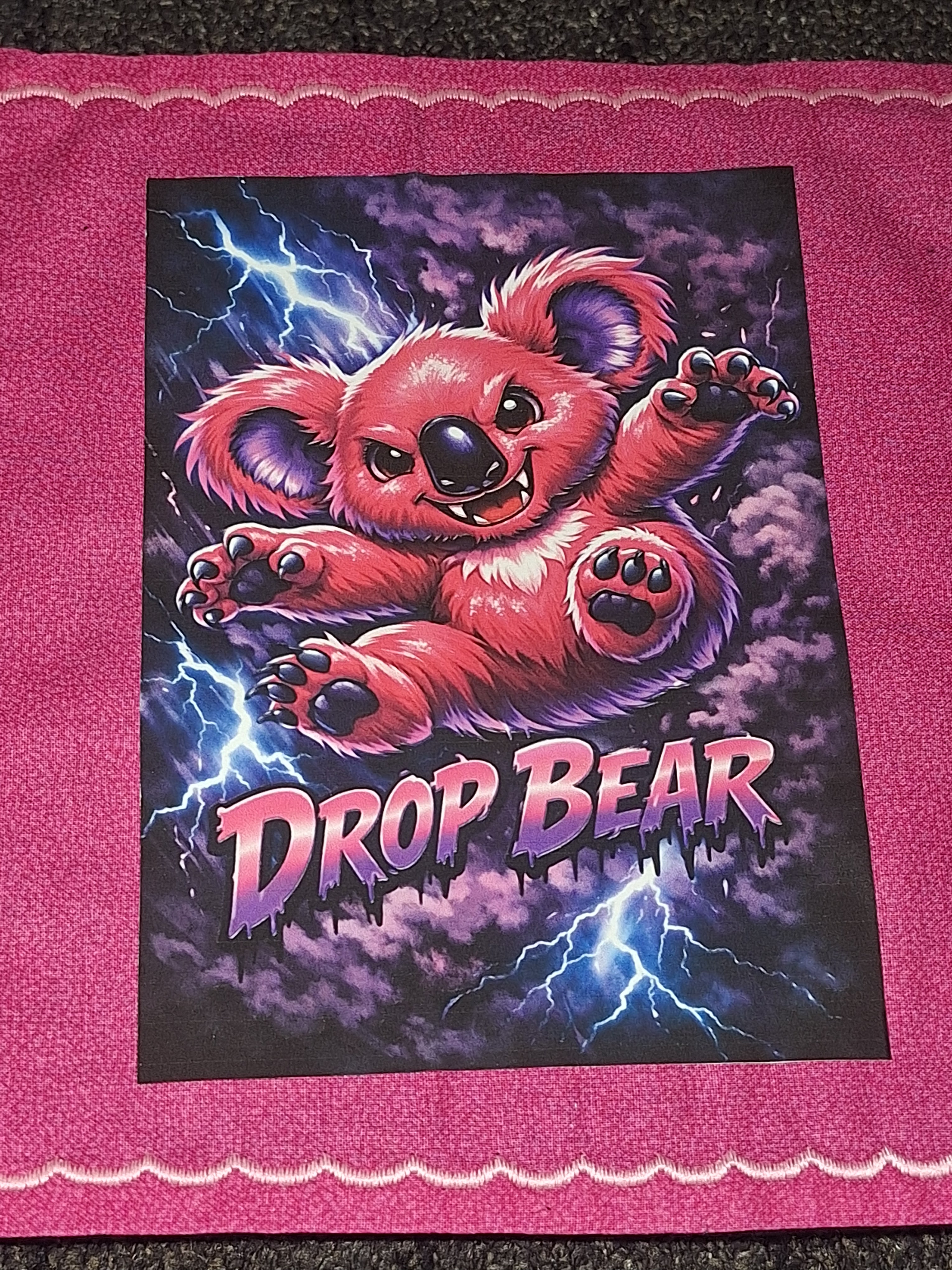 Hound Designs "Rabid Drop Bears" 9" x 9" Glow Hanks! ⚠️ Extremely Limited, only 1 of each design is available ⚠️