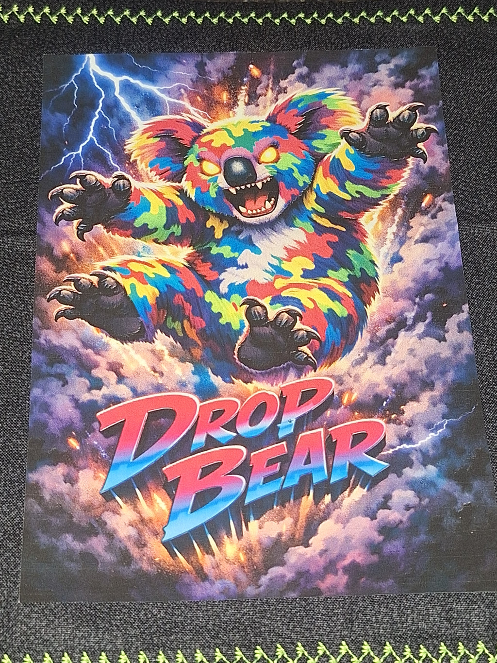 Hound Designs "Rabid Drop Bears" 9" x 9" Glow Hanks! ⚠️ Extremely Limited, only 1 of each design is available ⚠️