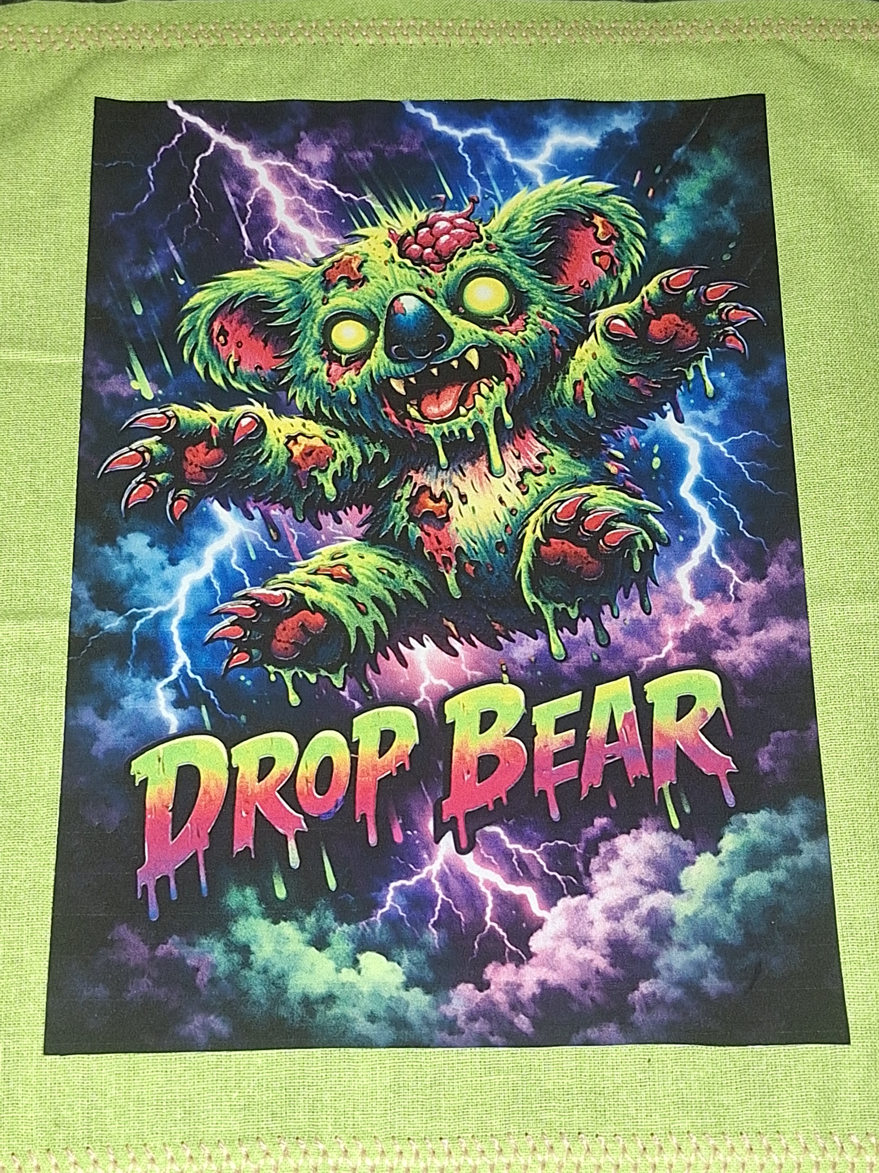 Hound Designs "Rabid Drop Bears" 9" x 9" Glow Hanks! ⚠️ Extremely Limited, only 1 of each design is available ⚠️