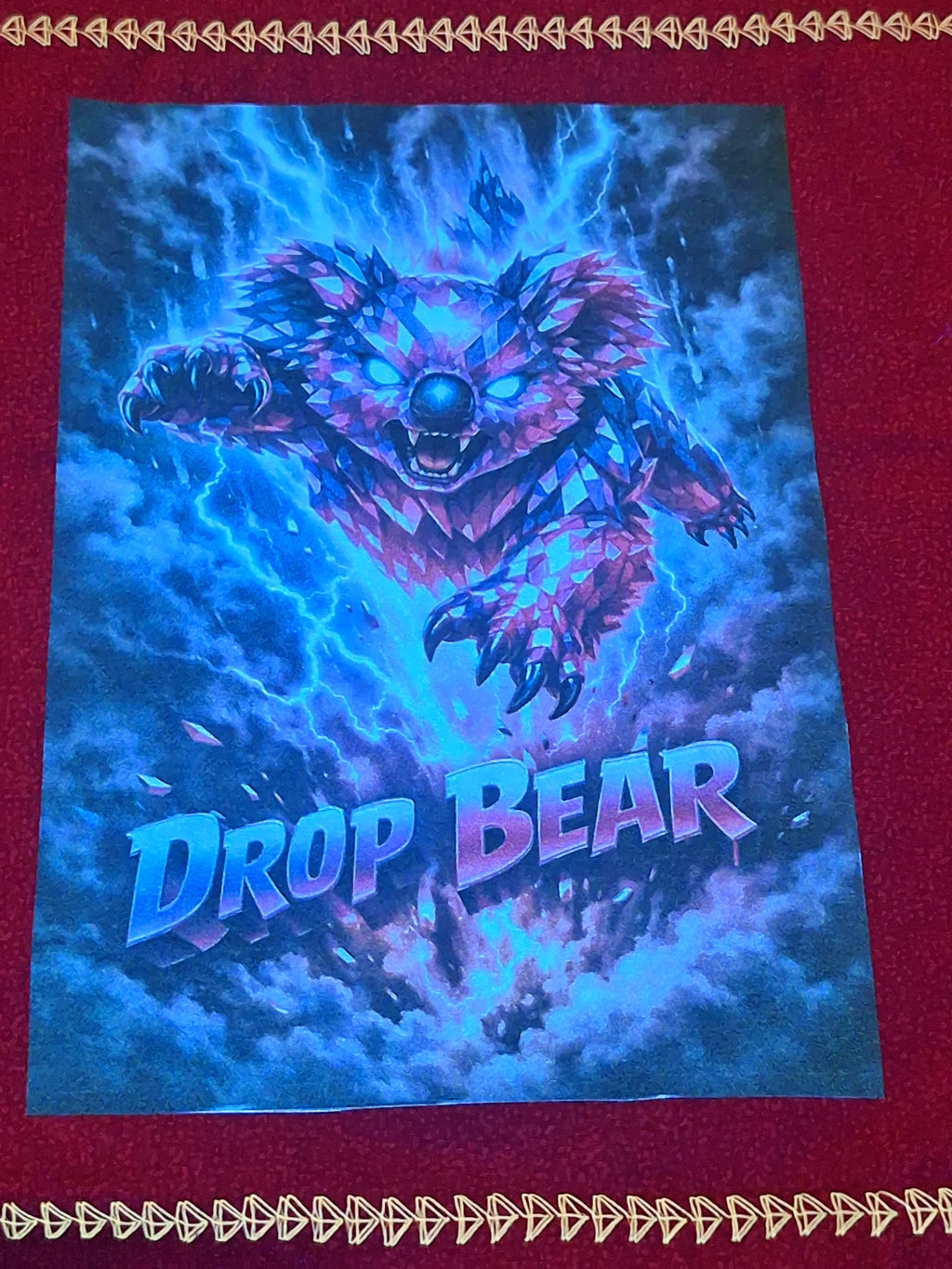 Hound Designs "Rabid Drop Bears" 9" x 9" Glow Hanks! ⚠️ Extremely Limited, only 1 of each design is available ⚠️