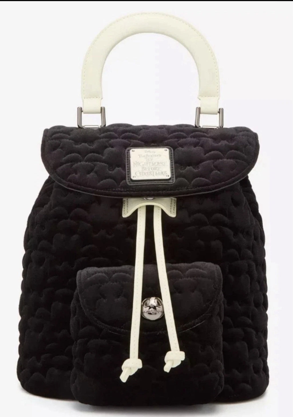 Loungefly Disney The Nightmare Before Christmas Quilted Bat Mini Backpack (10th Anniversary Edition) - BoxLunch Exclusive