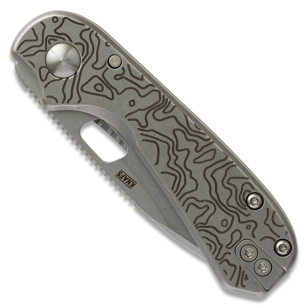 Knafs Lander 5 Pocket Knife - Topo - Gray Stonewash