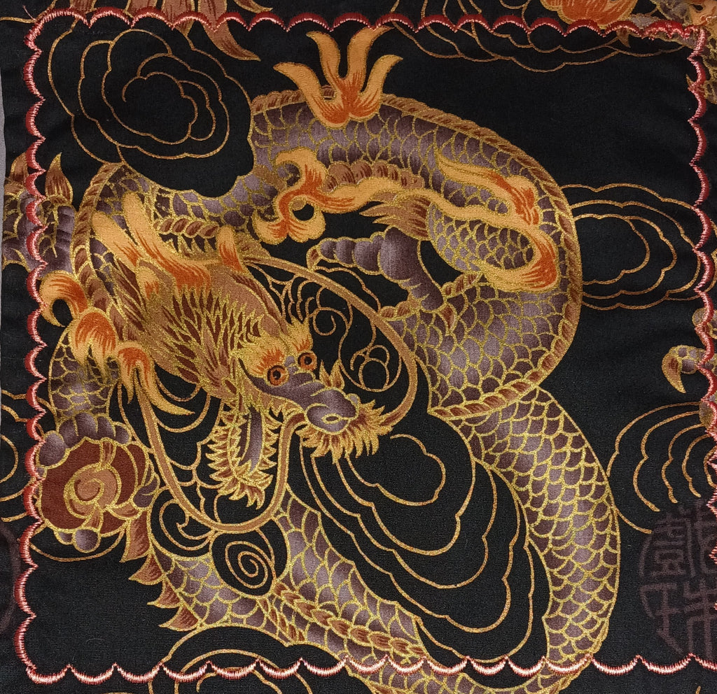 Hound Designs Dragon Series EDC Hank — 9" × 9" Limited