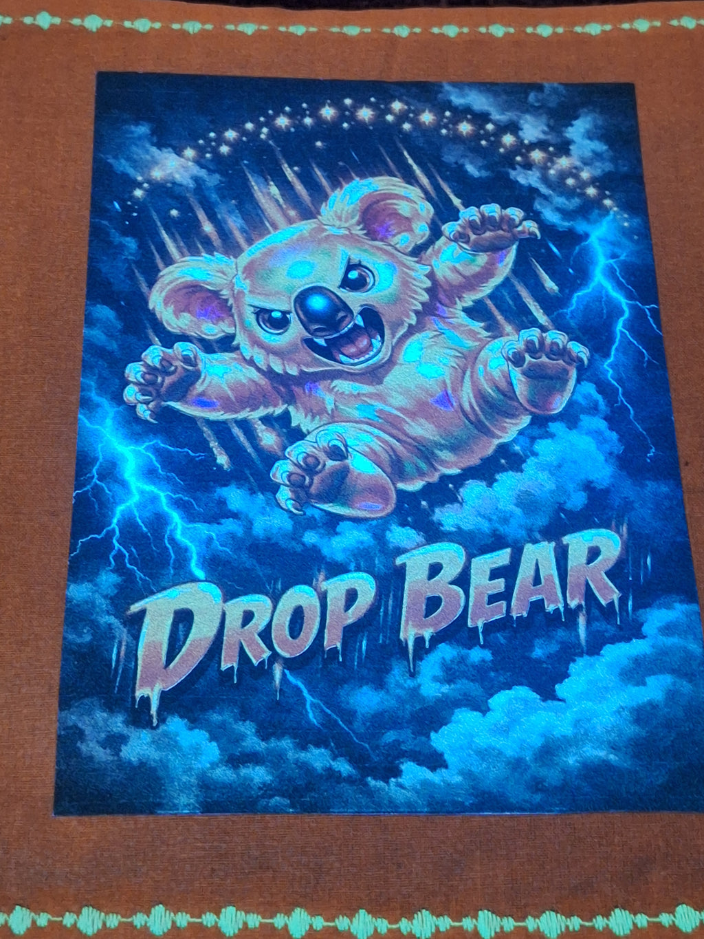Hound Designs "Rabid Drop Bears" 9" x 9" Glow Hanks! ⚠️ Extremely Limited, only 1 of each design is available ⚠️