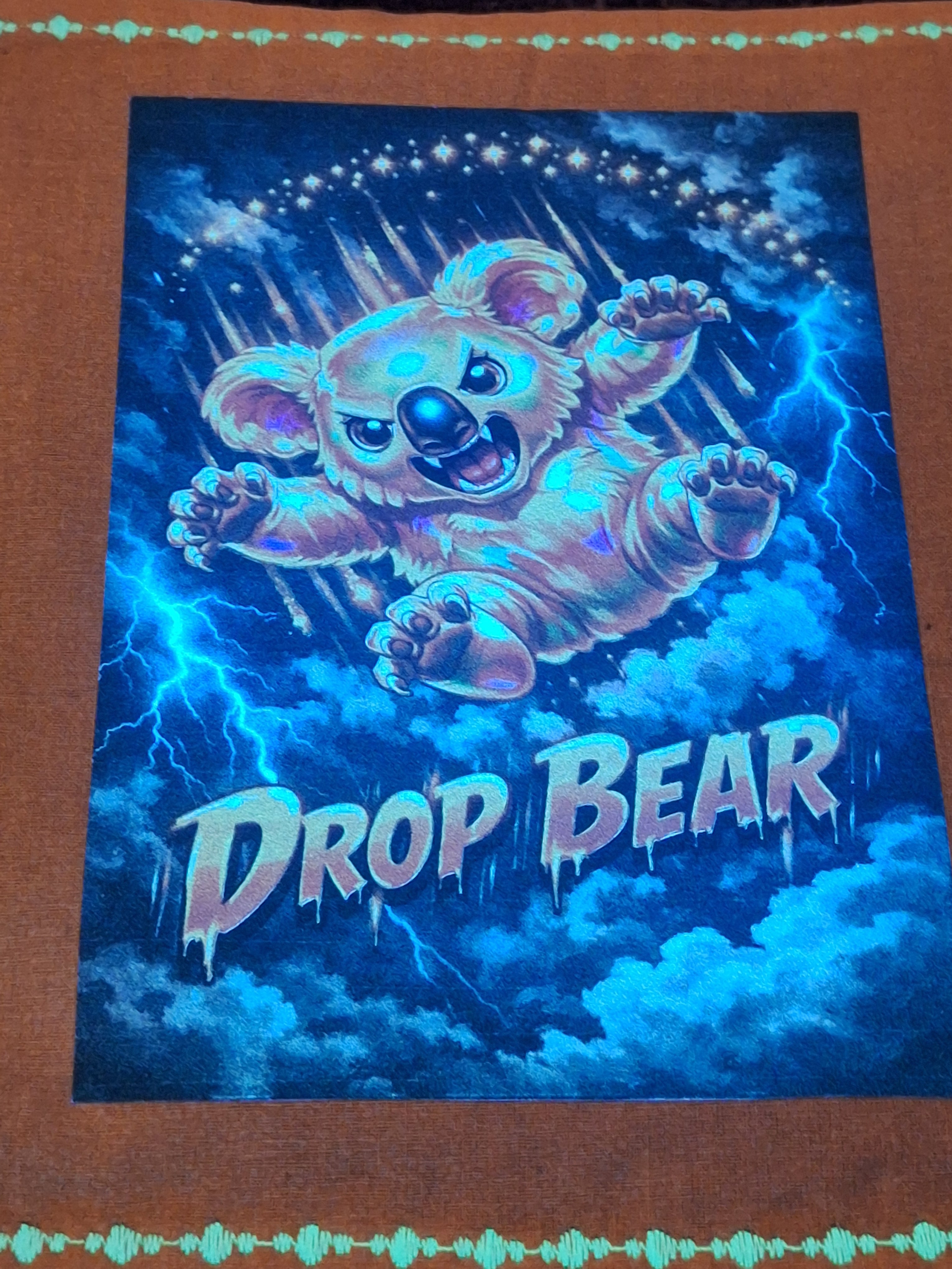 Hound Designs "Rabid Drop Bears" 9" x 9" Glow Hanks! ⚠️ Extremely Limited, only 1 of each design is available ⚠️