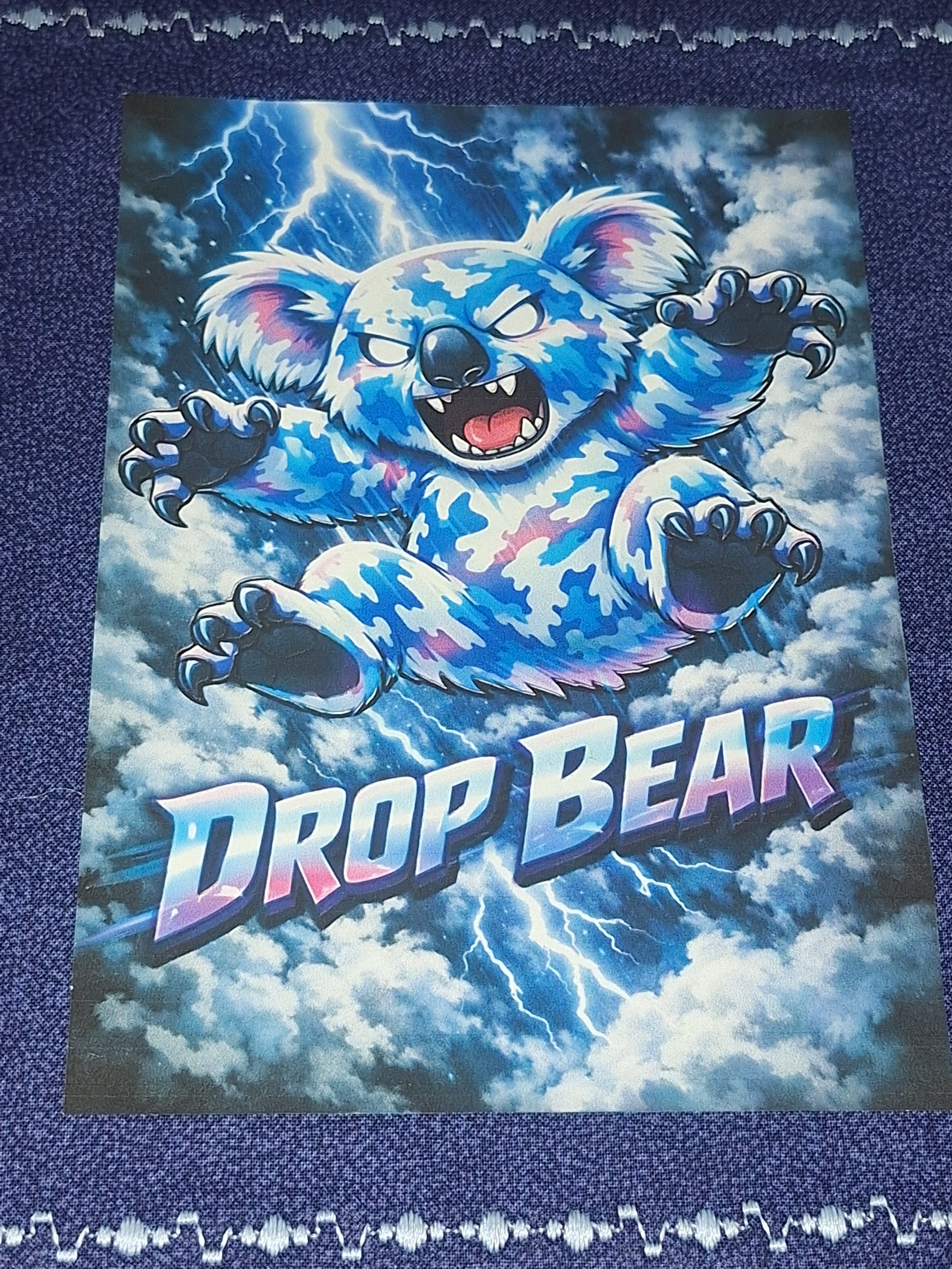 Hound Designs "Rabid Drop Bears" 9" x 9" Glow Hanks! ⚠️ Extremely Limited, only 1 of each design is available ⚠️