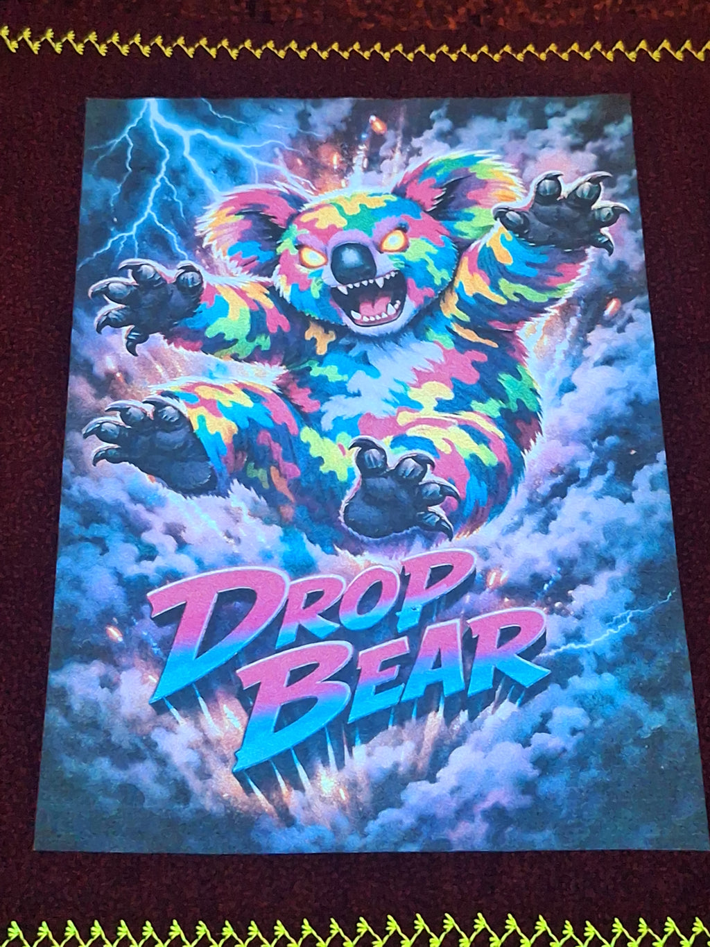 Hound Designs "Rabid Drop Bears" 9" x 9" Glow Hanks! ⚠️ Extremely Limited, only 1 of each design is available ⚠️
