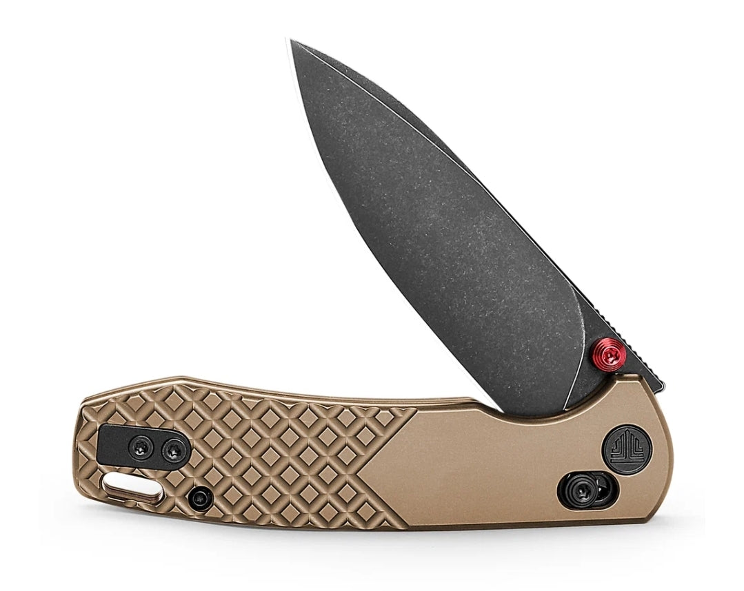 Dragonfly-O Axis Lock EDC Folding Pocket Knife, 2.99'' M390 Steel Blade, Titanium Handle
