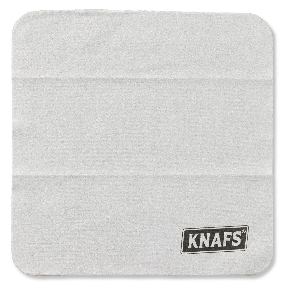 Polishing Cloth - Gray Suede - Black Logo