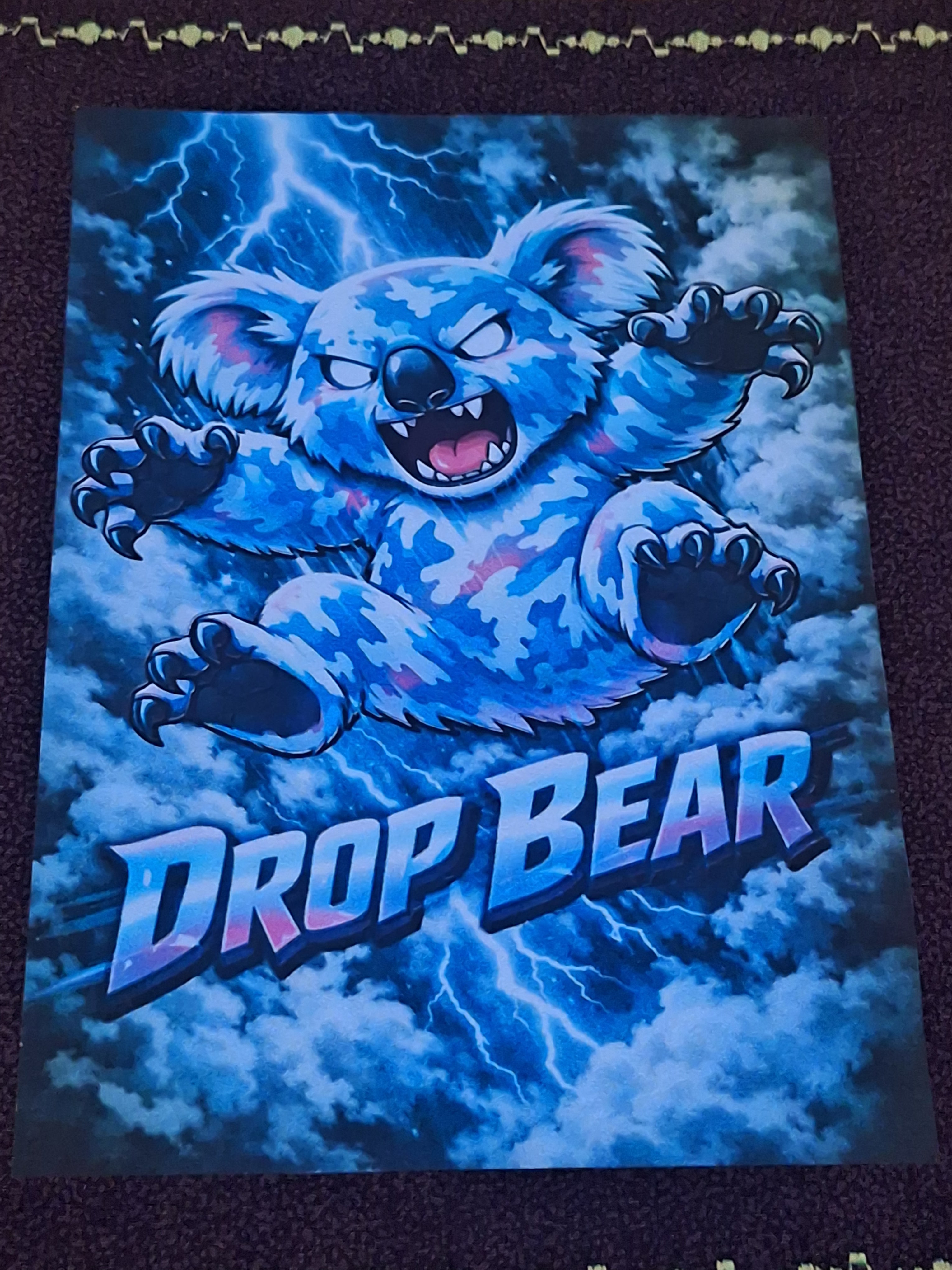 Hound Designs "Rabid Drop Bears" 9" x 9" Glow Hanks! ⚠️ Extremely Limited, only 1 of each design is available ⚠️