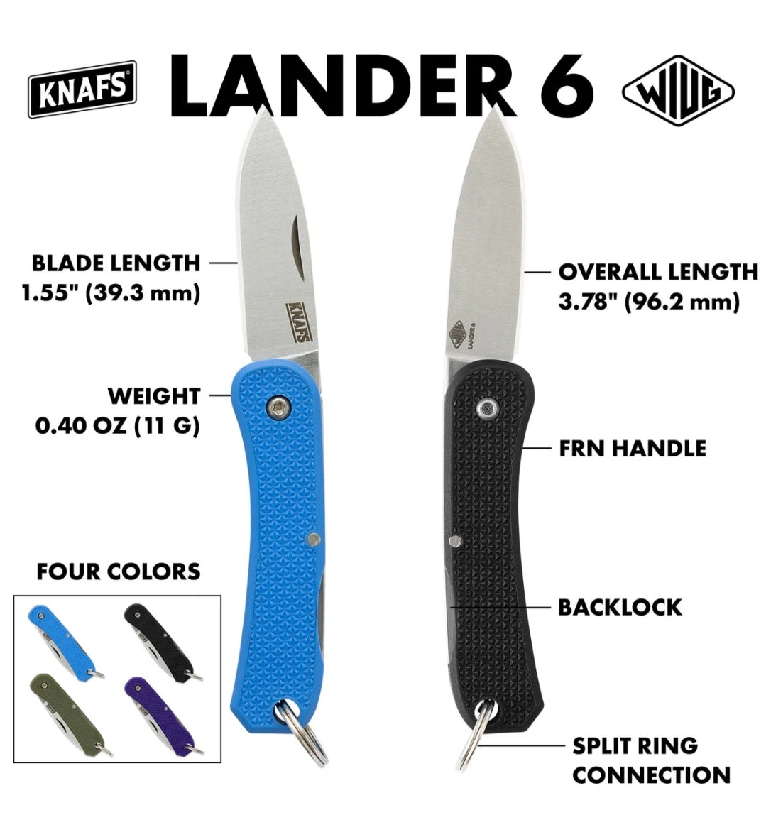 Knafs Lander 6 - Mini Keychain Knife
