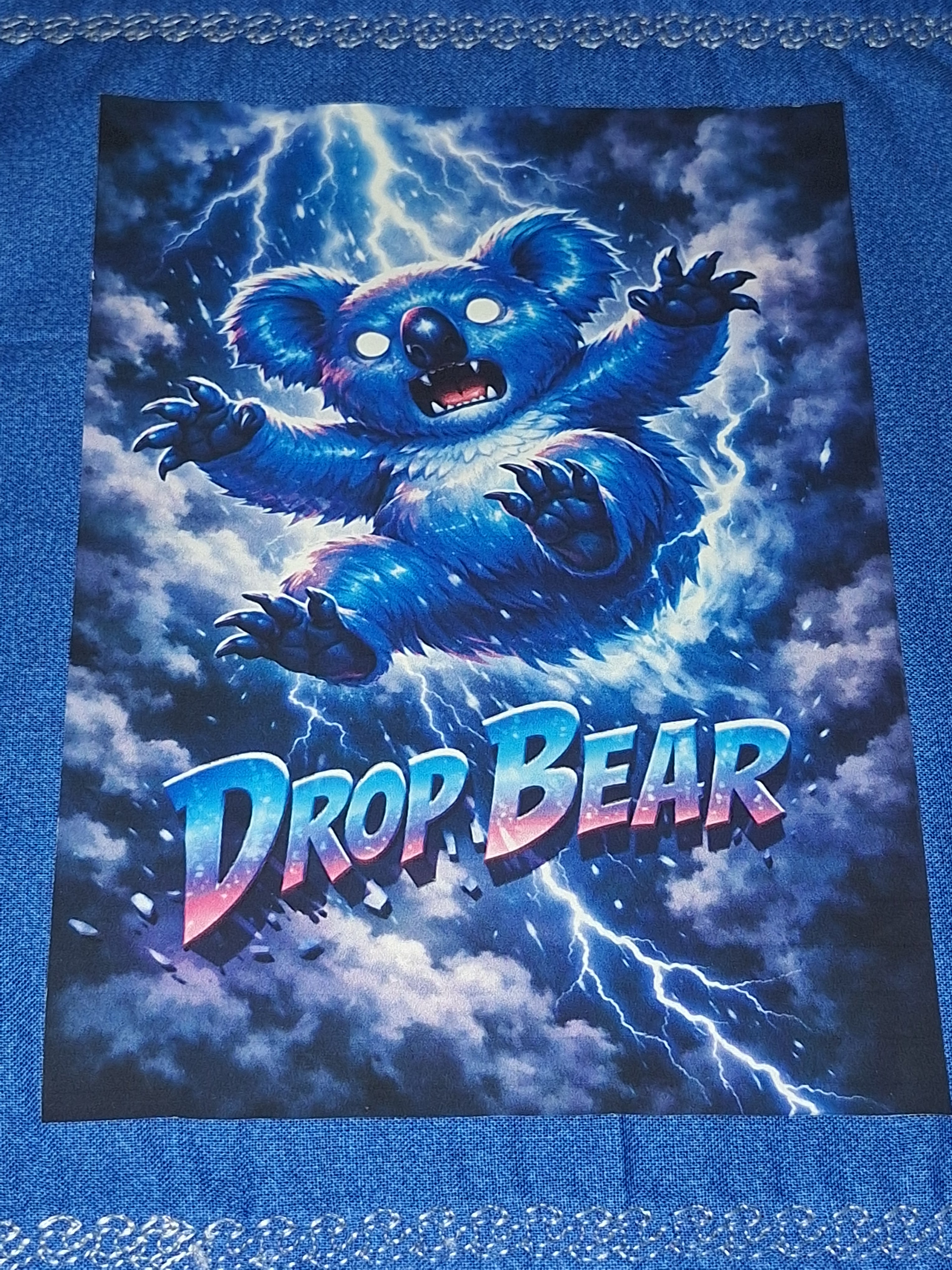 Hound Designs "Rabid Drop Bears" 9" x 9" Glow Hanks! ⚠️ Extremely Limited, only 1 of each design is available ⚠️