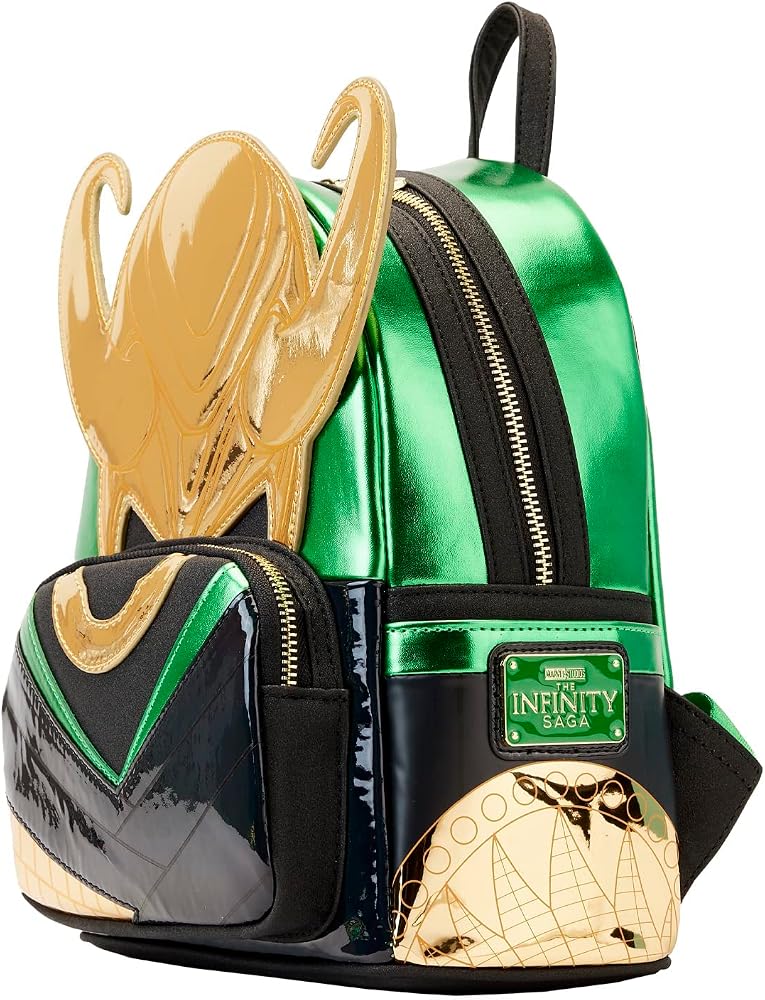 Loungefly Marvel Loki Metallic Mini Backpack