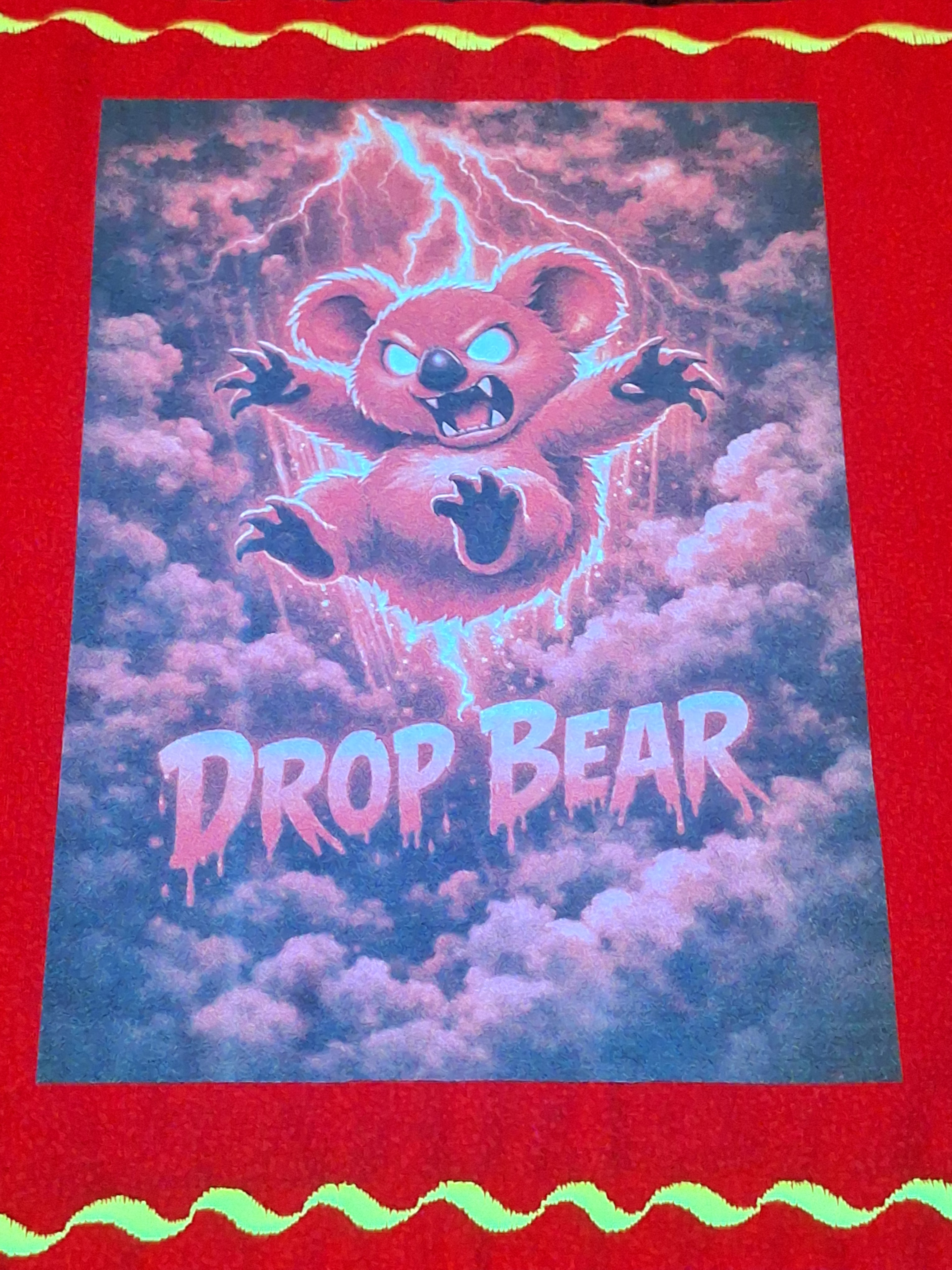 Hound Designs "Rabid Drop Bears" 9" x 9" Glow Hanks! ⚠️ Extremely Limited, only 1 of each design is available ⚠️