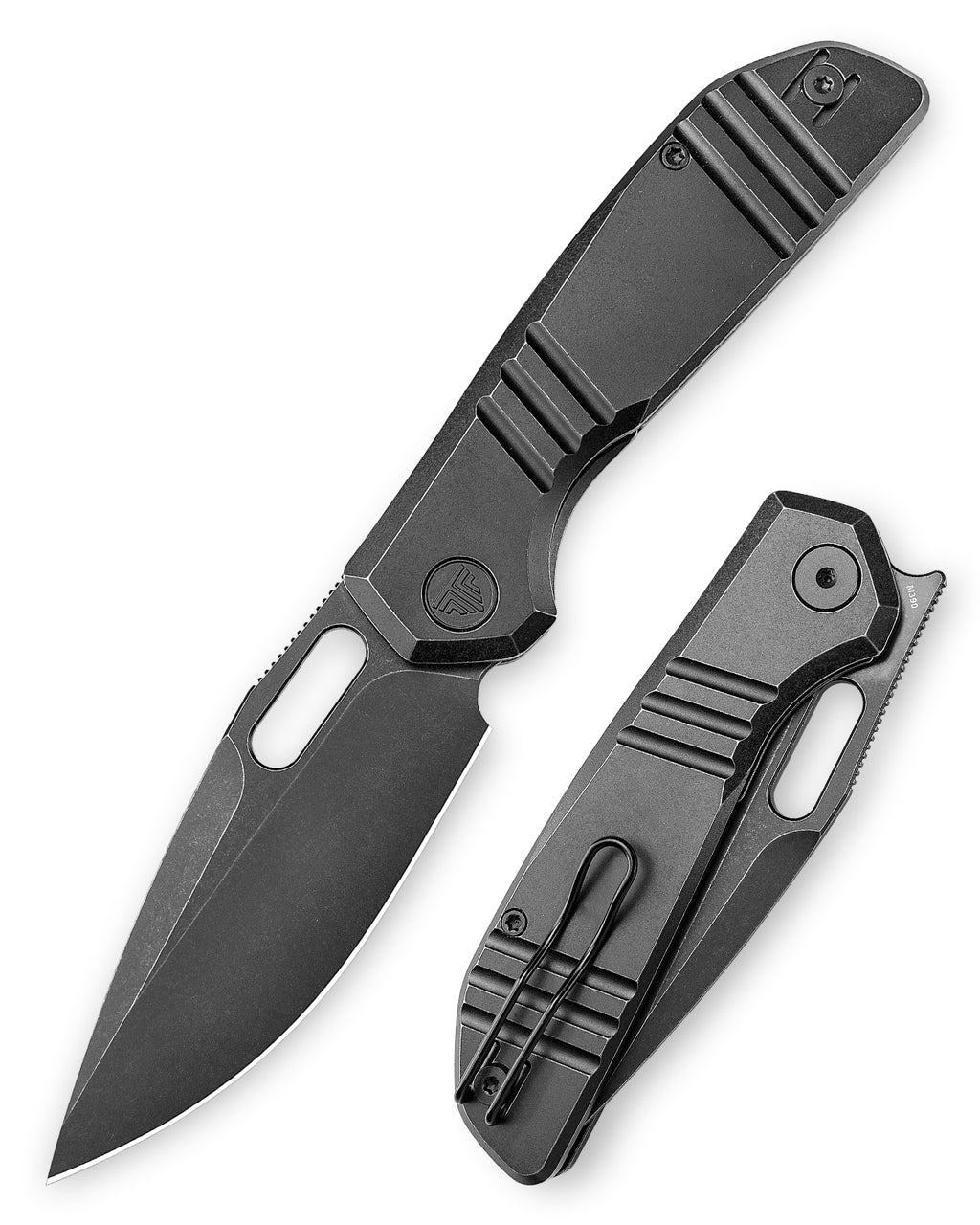 TRIVISA
Gecko Ultra-B Liner Lock Folding Pocket Knife, 3.4'' M390 Steel Blade, Titanium Handle
