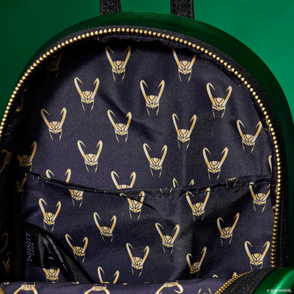 Loungefly Marvel Loki Metallic Mini Backpack