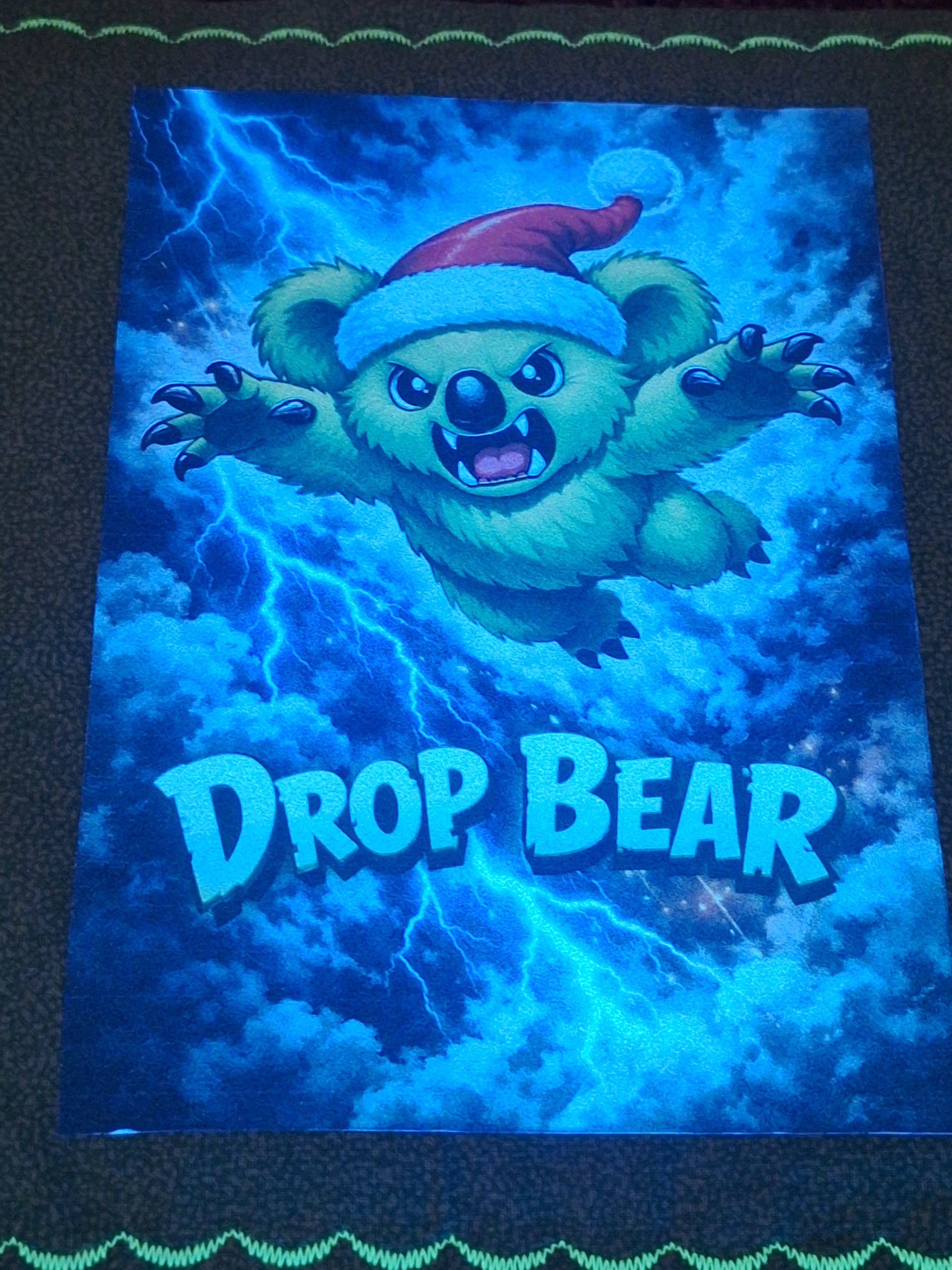 Hound Designs "Rabid Drop Bears" 9" x 9" Glow Hanks! ⚠️ Extremely Limited, only 1 of each design is available ⚠️