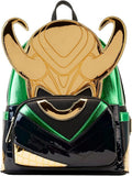 Loungefly Marvel Loki Metallic Mini Backpack
