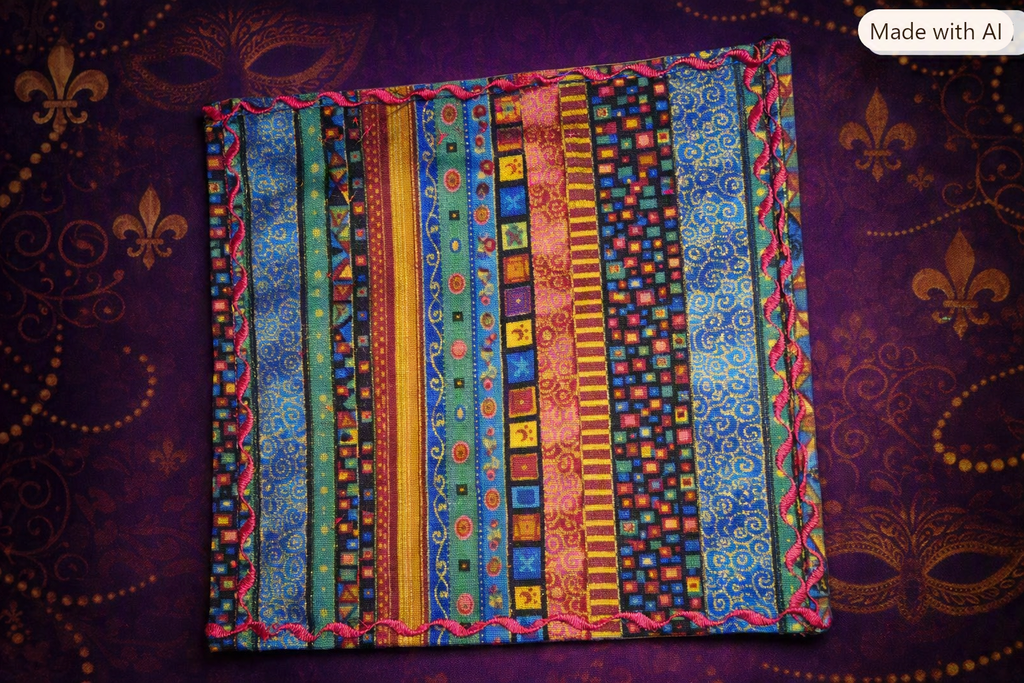 Hound Designs Mardi Gras Series - 9" x 9" Limited