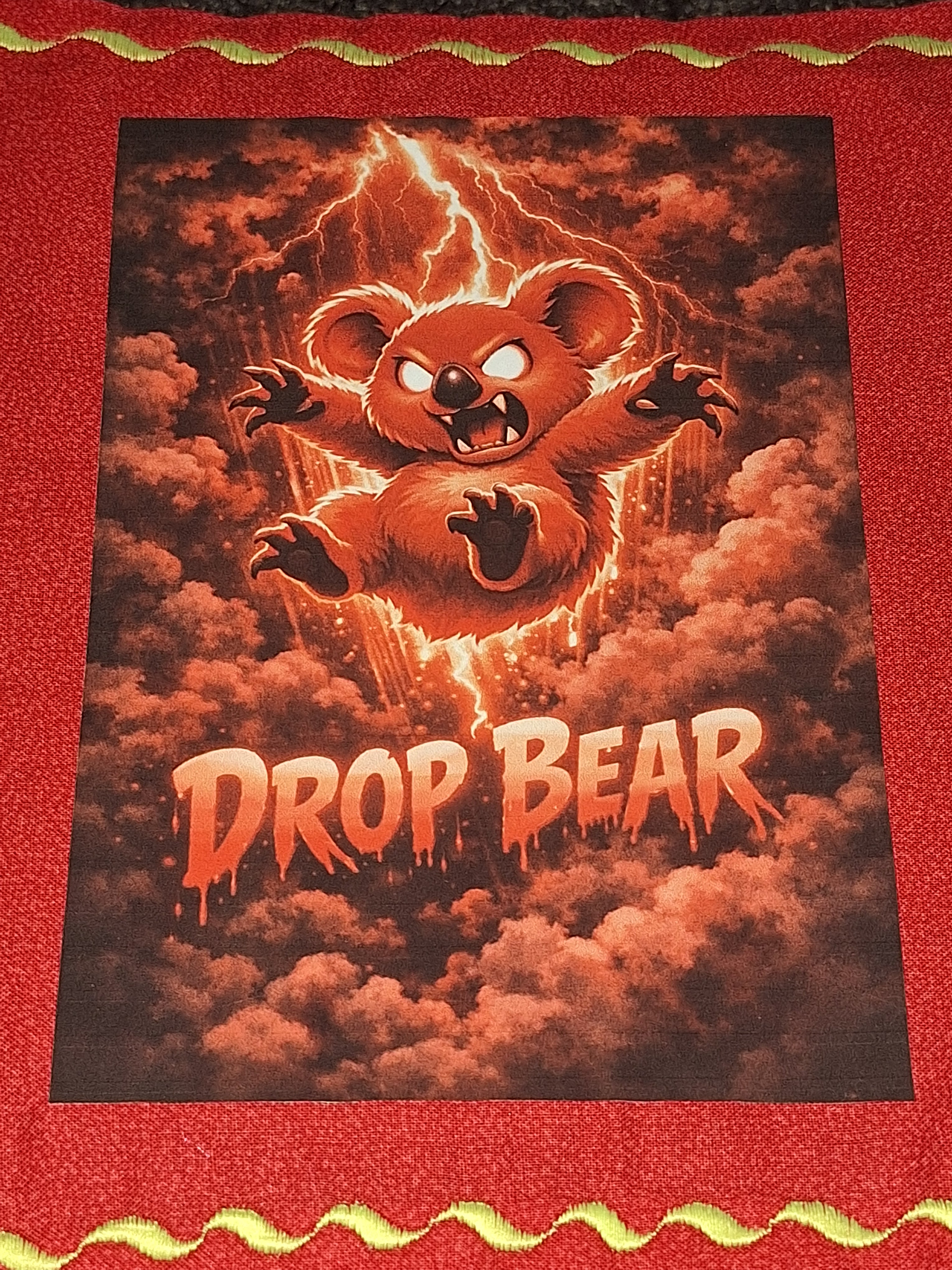Hound Designs "Rabid Drop Bears" 9" x 9" Glow Hanks! ⚠️ Extremely Limited, only 1 of each design is available ⚠️