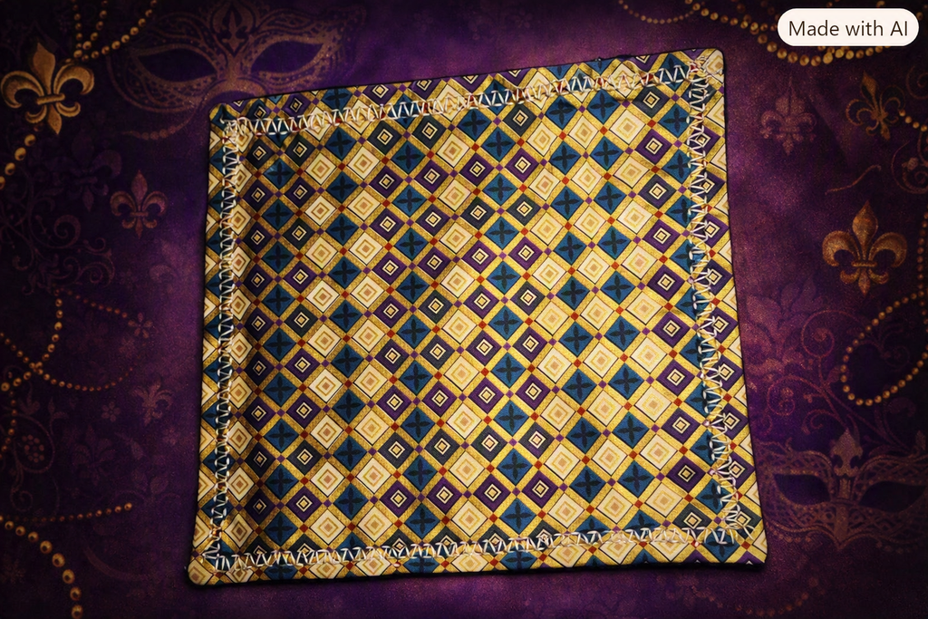 Hound Designs Mardi Gras Series - 9" x 9" Limited