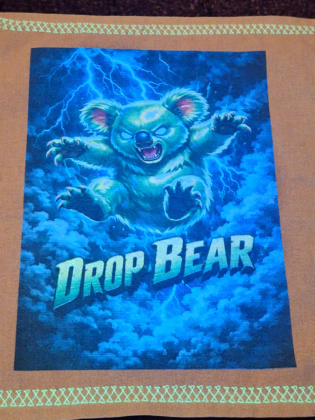 Hound Designs "Rabid Drop Bears" 9" x 9" Glow Hanks! ⚠️ Extremely Limited, only 1 of each design is available ⚠️