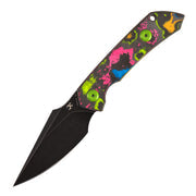 Kansept Fenrir | Fixed Blade | 80S Camo Carbon Fiber |2.87" D2 Blade | Sparrow Knife Design | G3034A6