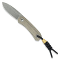 Knafs Lander 4 Fixed Blade Knife - Moondust Micarta